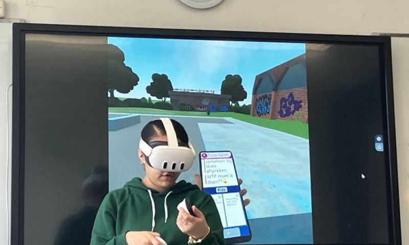 VR-game helpt bij het gesprek met jongeren over wapenbezit